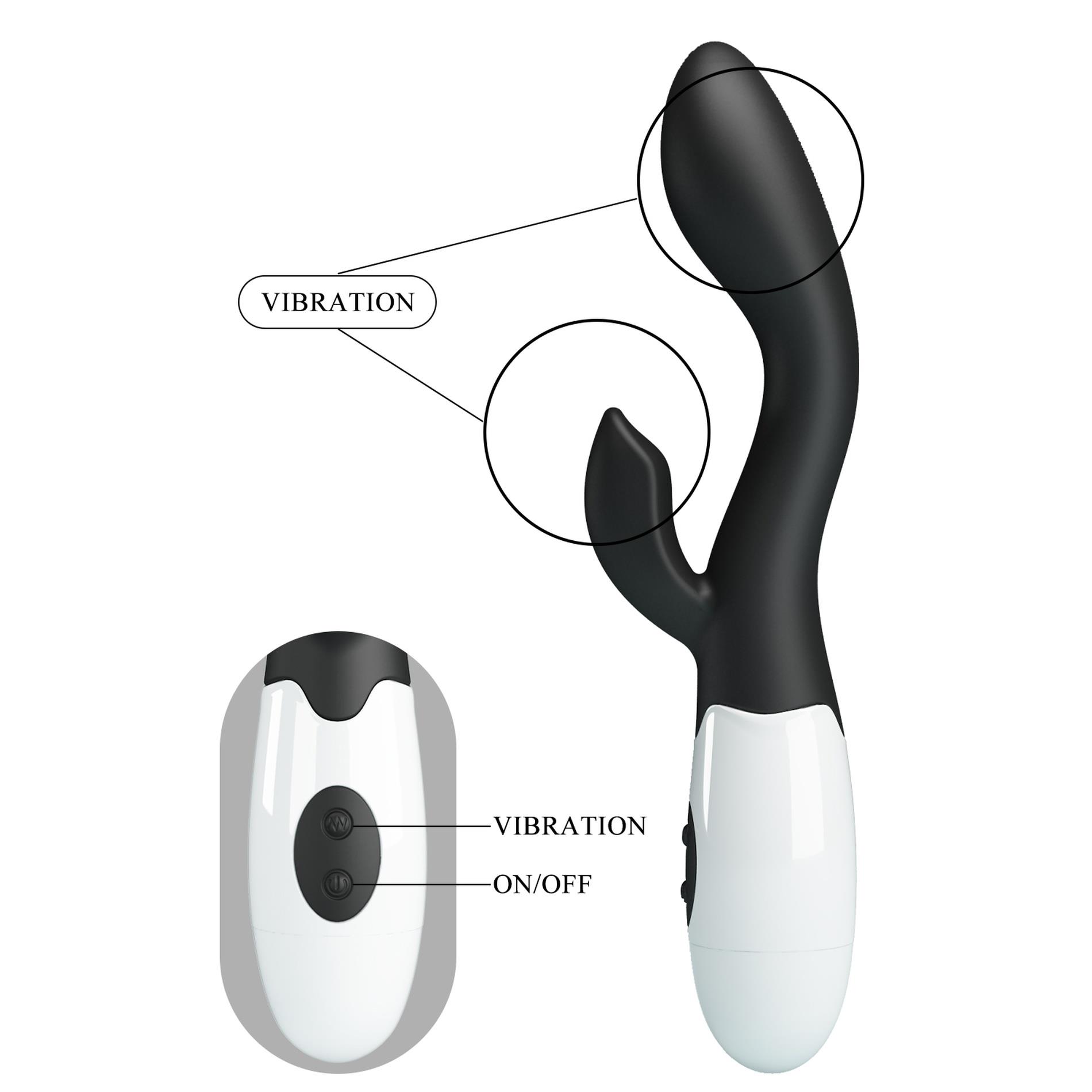 pretty love - brighty black, 30 vibration functions