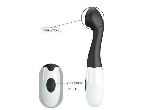 Wibrator silikonowy Pretty Love Charles czarny 30 wibracji - 6