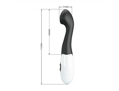 Wibrator silikonowy Pretty Love Charles czarny 30 wibracji - 8