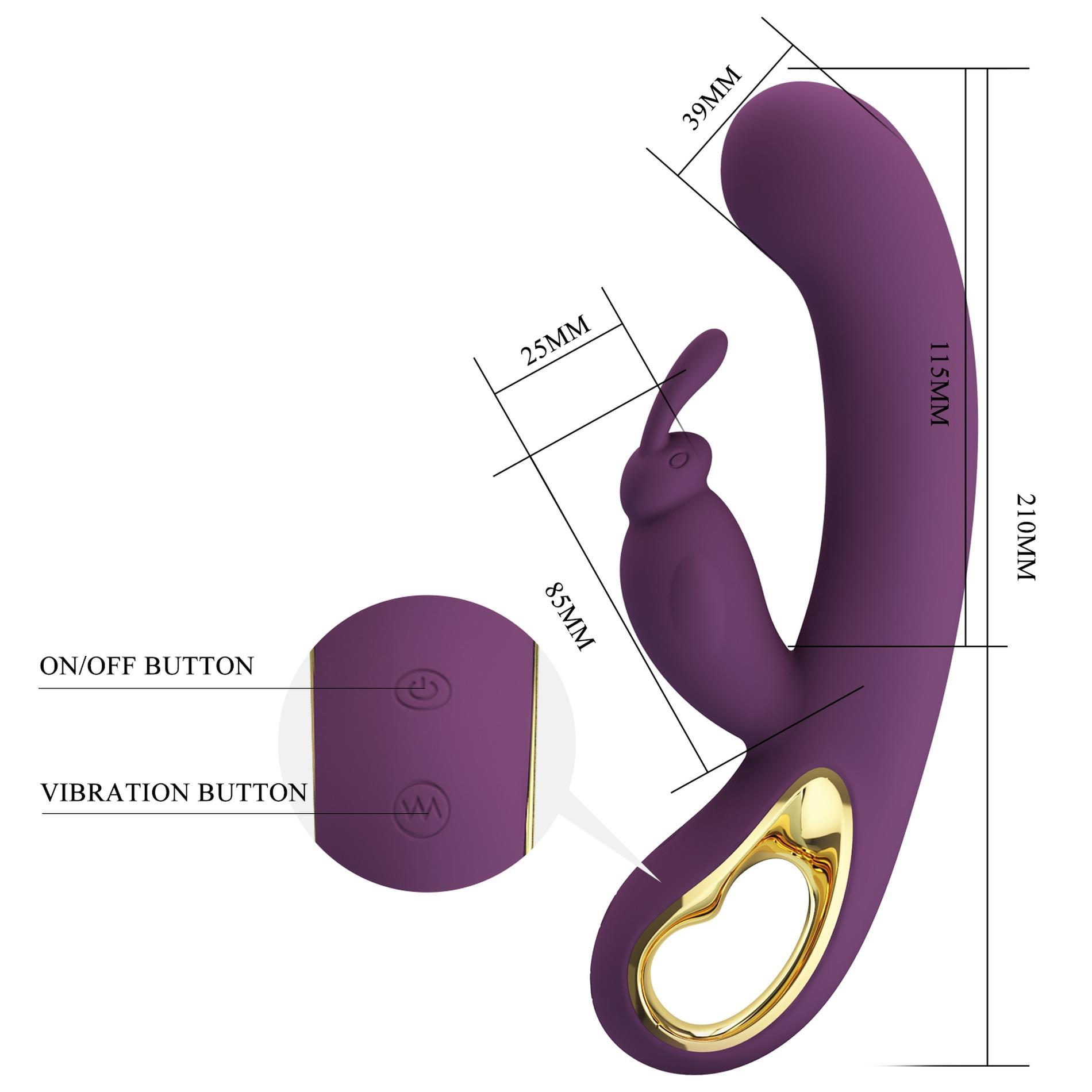 Pretty Love - Liam Purple, 12 Vibration Functions Mobile App Long-Distance