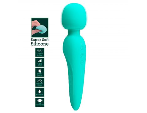 Stymulator łechtaczki Pretty Love Meredith zielony silikonowy wodoodporny - 2
