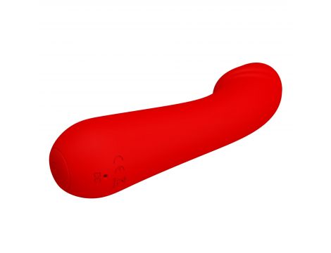 Wibrator punktu G Pretty Love Cetus czerwony silikonowy 12 wibracji - 8
