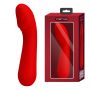 Wibrator punktu G Pretty Love Cetus czerwony silikonowy 12 wibracji - 2
