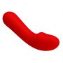 Wibrator punktu G Pretty Love Cetus czerwony silikonowy 12 wibracji - 6