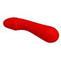 Wibrator punktu G Pretty Love Cetus czerwony silikonowy 12 wibracji - 10