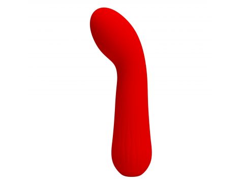 Wibrator punktu G Pretty Love Faun czerwony silikonowy 12 funkcji - 6