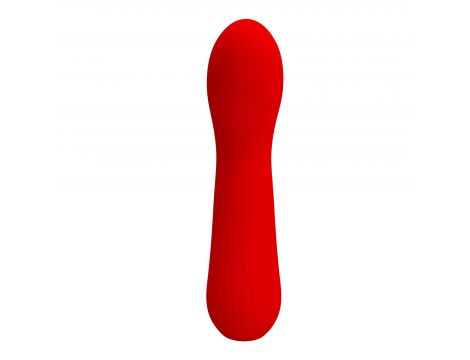 Wibrator punktu G Pretty Love Faun czerwony silikonowy 12 funkcji - 7