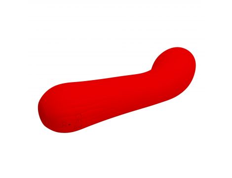 Wibrator punktu G Pretty Love Faun czerwony silikonowy 12 funkcji - 8