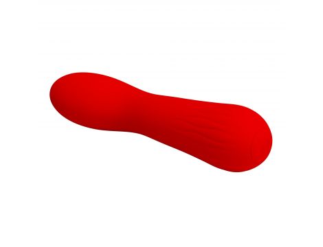 Wibrator punktu G Pretty Love Faun czerwony silikonowy 12 funkcji - 9