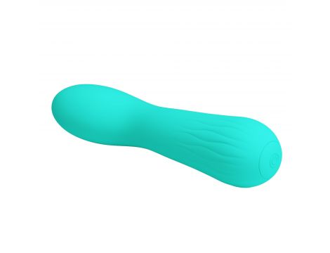 Silikonowy wibrator punktu G Pretty Love Faun Zielony 12 funkcji - 7