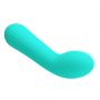 Silikonowy wibrator punktu G Pretty Love Faun Zielony 12 funkcji - 5