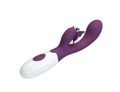 Wibrator króliczek Pretty Love Butterfly Kiss fioletowy 30 funkcji - 6