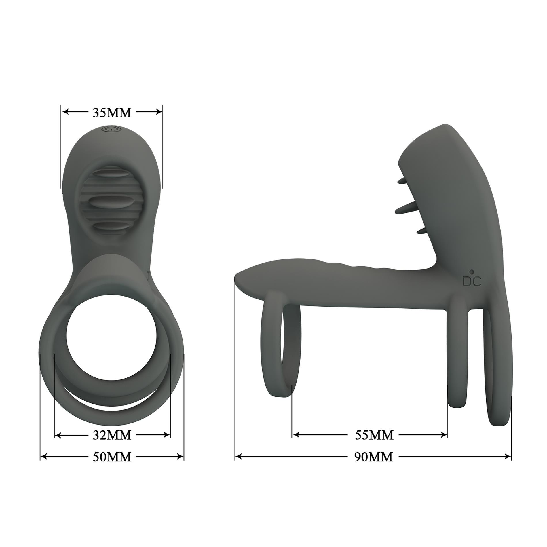 Pretty Love - Master Ring, 12 Vibration Functions 12 Licking Settings Memor