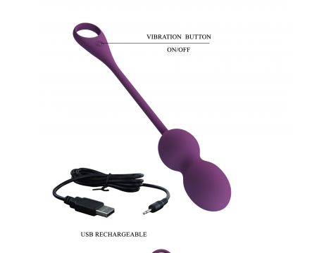 PRETTY LOVE - Elvira dark Purple, 12 vibration functions Mobile APP Long-distance Control - 7