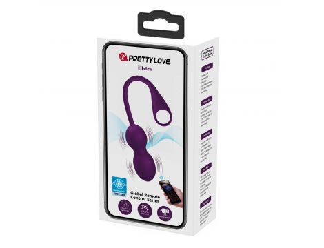 PRETTY LOVE - Elvira dark Purple, 12 vibration functions Mobile APP Long-distance Control - 9