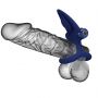 Pierścień wibrujący silikonowy Pretty Love delfin 10 trybów - 3