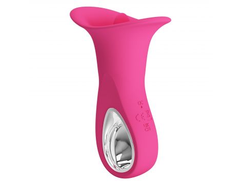 Wibrator oralny z języczkiem Pretty Love Clyde 12 wibracji 12 lizania USB - 4