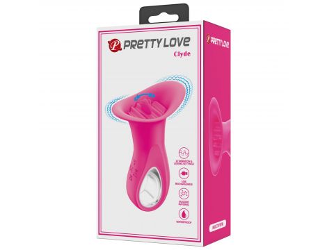 Wibrator oralny z języczkiem Pretty Love Clyde 12 wibracji 12 lizania USB - 10