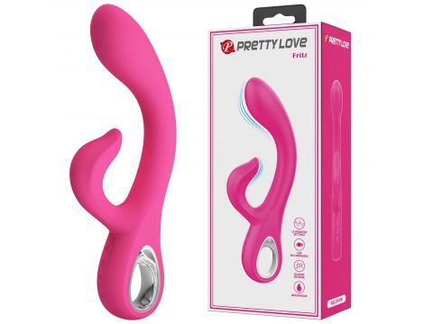 Wibrator króliczek Pretty Love Fritz 12 funkcji silikonowy wodoodporny