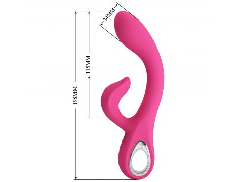 Wibrator króliczek Pretty Love Fritz 12 funkcji silikonowy wodoodporny - 10