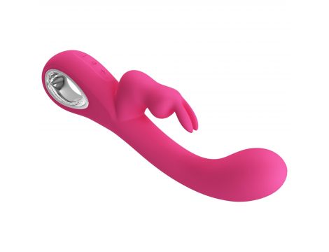 Wibrator króliczek silikonowy Pretty Love Novak srebrny USB 12 trybów - 7