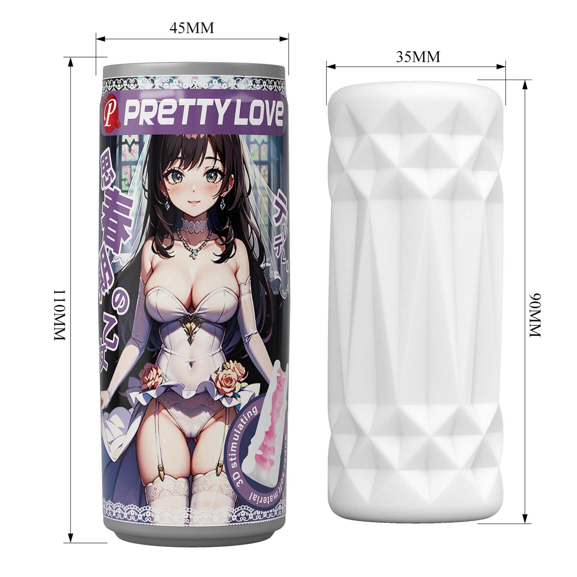 Pretty Love - Masturbator, Super Soft Material Tpr /Abs