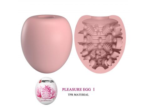 Masturbator ręczny Pretty Love Pleasure Egg I elastyczny realistyczny - 2