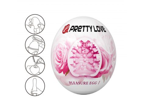 Masturbator ręczny Pretty Love Pleasure Egg I elastyczny realistyczny - 9