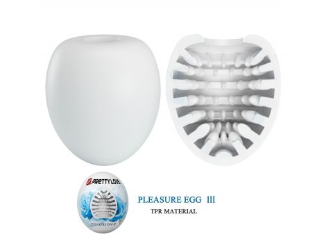 Realistyczny elastyczny masturbator Pretty Love Pleasure Egg III - 2