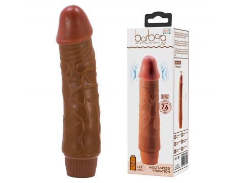 Wibrator realistyczny Baile Barbara Jeff 19 cm wielostopniowy