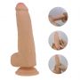 Realistyczne dildo Pretty Love Draco ruchoma skóra TPR 23 cm przyssawka - 3