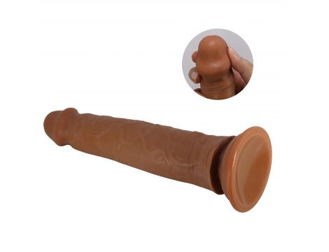 Realistyczne dildo Pretty Love Sharife ruchoma skóra 25 cm - 7