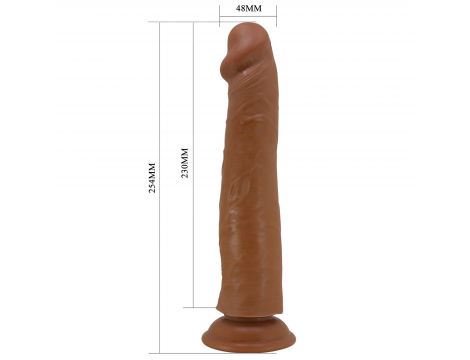 Realistyczne dildo Pretty Love Sharife ruchoma skóra 25 cm - 8