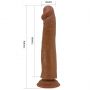 Realistyczne dildo Pretty Love Sharife ruchoma skóra 25 cm - 9