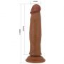 Dildo realistyczne Pretty Love Keon TPR 21 cm z przyssawką giętkie - 12