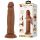 Dildo realistyczne Pretty Love Keon TPR 21 cm z przyssawką giętkie