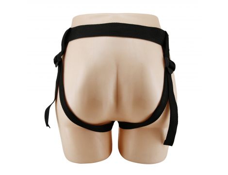 Pas strap-on z protezą króliczą Pretty Love Mavis cielisty 19 cm - 8