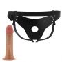 Pas strap-on z protezą króliczą Pretty Love Mavis cielisty 19 cm - 5