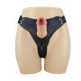 Pas strap-on z protezą króliczą Pretty Love Mavis cielisty 19 cm - 6