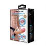 Pas strap-on z protezą króliczą Pretty Love Mavis cielisty 19 cm - 11