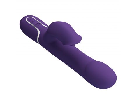 Wibrator króliczek z masującymi koralikami Pretty Love Falin ciemnofioletow - 5