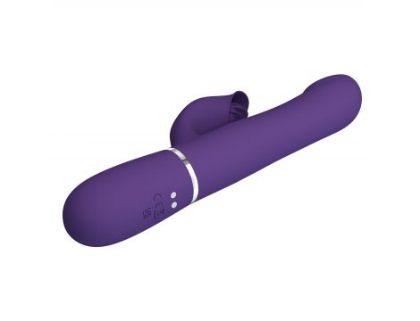 Wibrator króliczek z masującymi koralikami Pretty Love Falin ciemnofioletow - 8