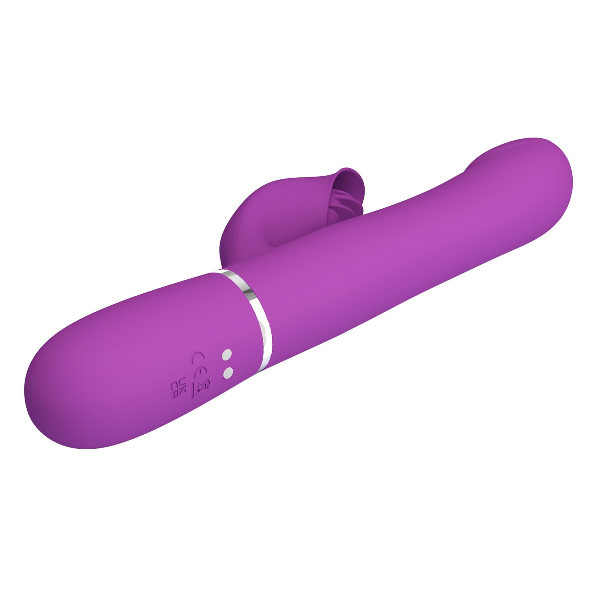 Pretty Love - Falin Purple, 7 Vibration Functions 4 Rolling Functions Memo