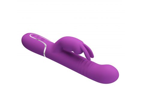 Wibrator króliczek Pretty Love Coale fioletowy 7 wibracji rotacja pchnięcia - 5