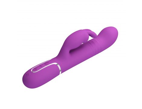Wibrator króliczek Pretty Love Coale fioletowy 7 wibracji rotacja pchnięcia - 6