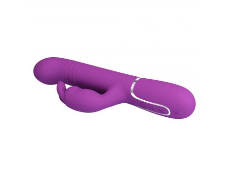 Wibrator króliczek Pretty Love Coale fioletowy 7 wibracji rotacja pchnięcia - 7