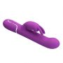 Wibrator króliczek Pretty Love Coale fioletowy 7 wibracji rotacja pchnięcia - 6