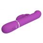 Wibrator króliczek Pretty Love Coale fioletowy 7 wibracji rotacja pchnięcia - 9