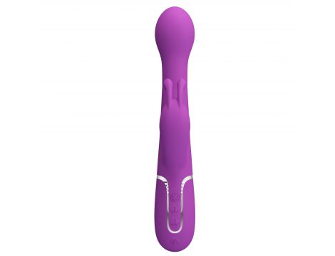 Wibrator króliczek pchający rotacyjny Pretty Love Dejon fioletowy 7 wibracj - 4