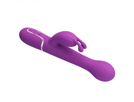 Wibrator króliczek pchający rotacyjny Pretty Love Dejon fioletowy 7 wibracj - 5